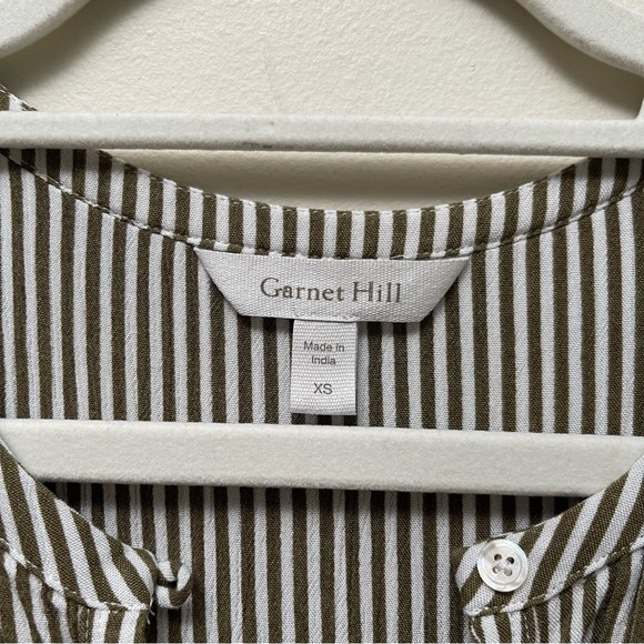 Garnet Hill Striped Flowy Dress - Picture 3 of 8